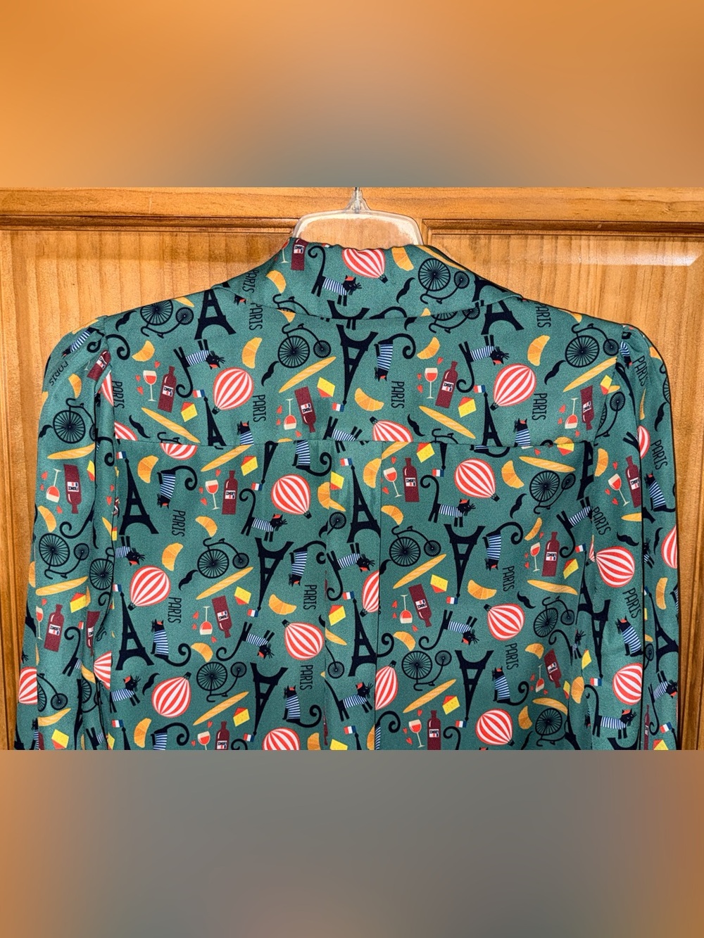 ModCloth Women’s Call It a Classic Camp Collar Long Sleeve Shirt-L-EC - Picture 7 of 12